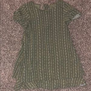 Layered sundress with white pattern - Francesca’s